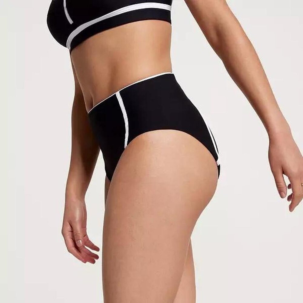 CALIA Women's High Waisted Tipping Swim Bottoms